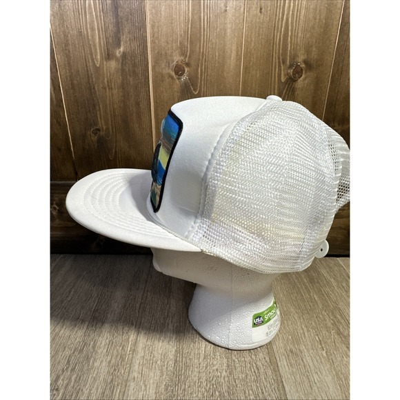 Vintage NWOT Marco Island Hat With Patches - Never Worn Pelican Beach Style - Picture 5 of 15